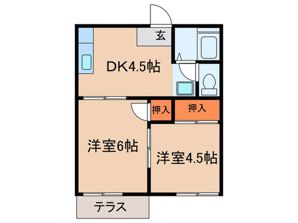 リバーサイド12　Ａ棟の物件間取画像